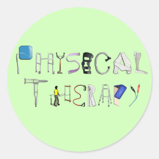 Sticker Rond PT au travail