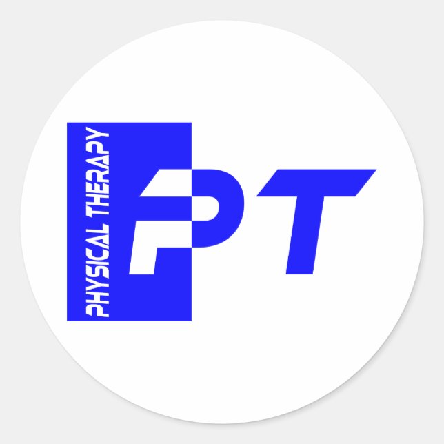 Sticker Rond pt bleu royal (Devant)