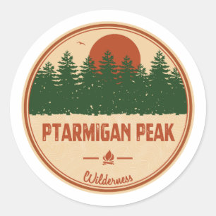 Sticker Rond Ptarmigan Peak Wilderness Colorado