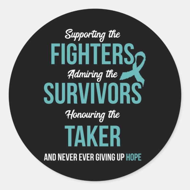 Sticker Rond Ptsd Post Traumatic Stress Disorder Sensibilisatio (Devant)