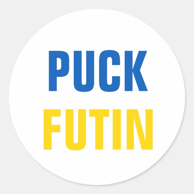 Sticker Rond Puck Futin (Devant)