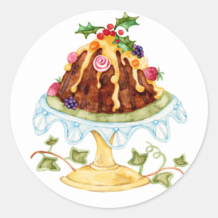 Sticker Rond Pudding de Figgy