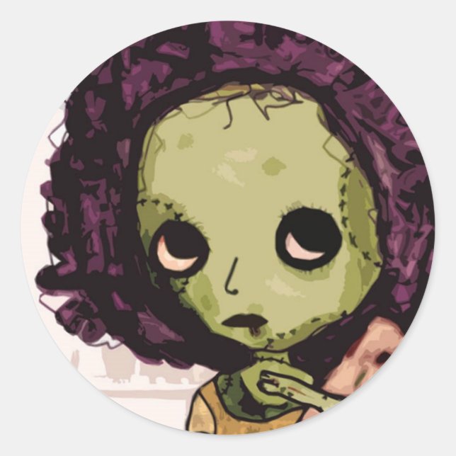 Sticker Rond puis -je le garder? (Devant)