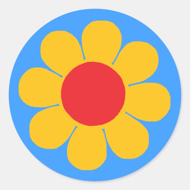 Sticker Rond Puissance de flux (Devant)