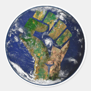 Sticker Rond Puissance de l'environnement