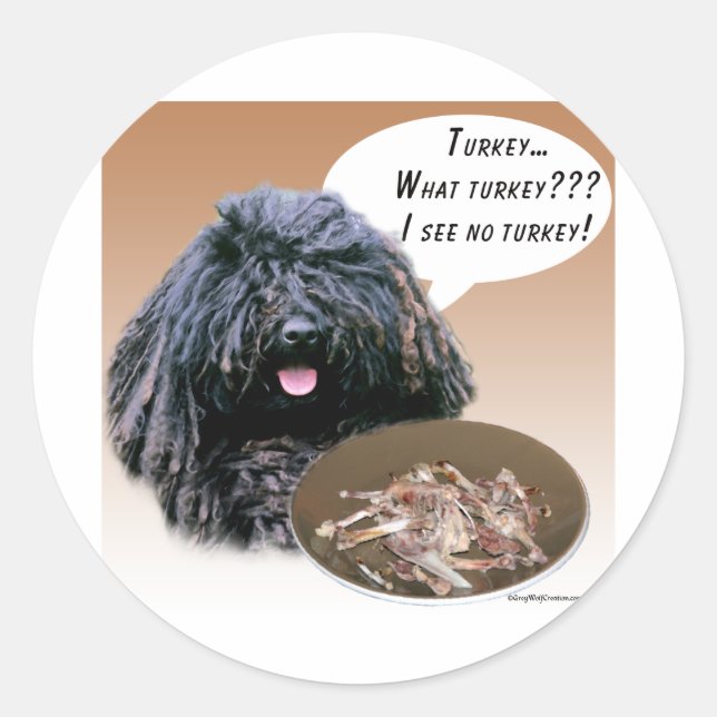 Sticker Rond Puli Turquie (Devant)