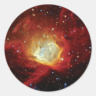 Sticker Rond Pulsar SXP 1062 Rémanent de supernova NASA Photo d