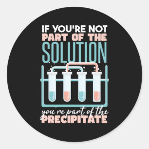 Sticker Rond Pun de chimie