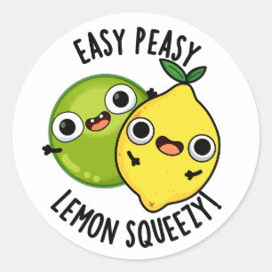 Sticker Rond Pun de Fruit Fruit Squeezy Fruit Facile