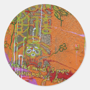Sticker Rond "Pure Mind"