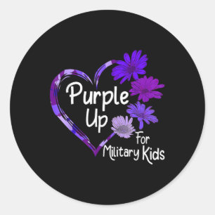 Sticker Rond Purge Pour Les Enfants Militaires Tournesol Chi Mi
