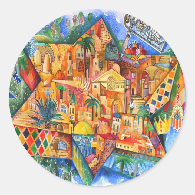 STICKER ROND PURIM (Devant)