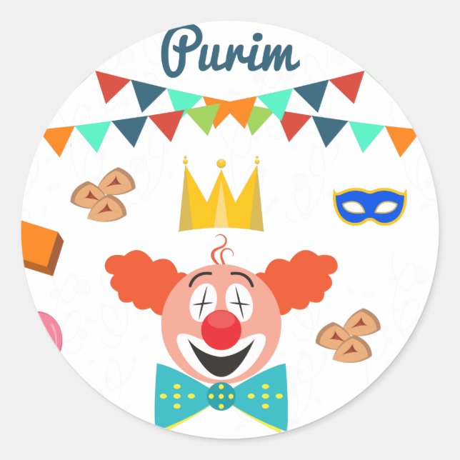 Sticker Rond purin (Devant)