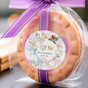 Sticker Rond Purple, Alice dans le Nord, Mange-moi, Anniversair