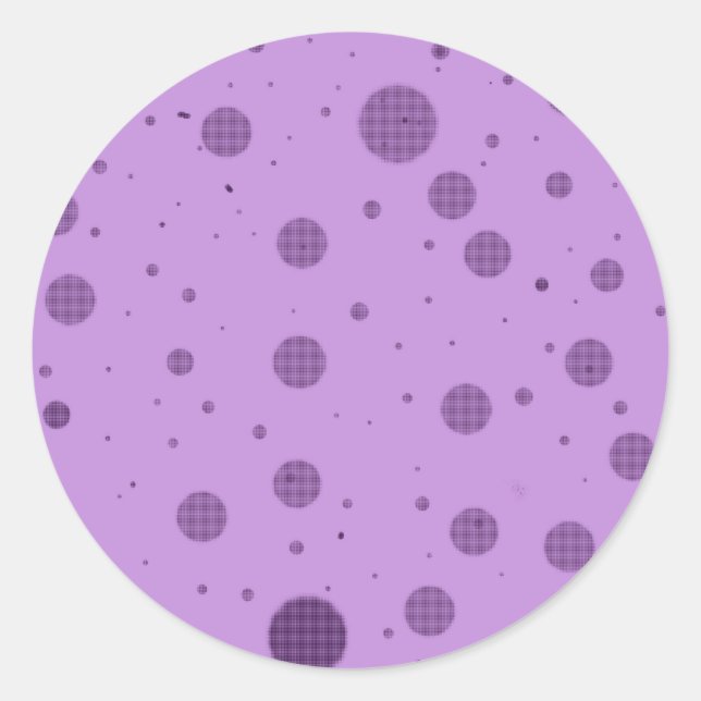 Sticker Rond Purple Dot Chaos (Devant)