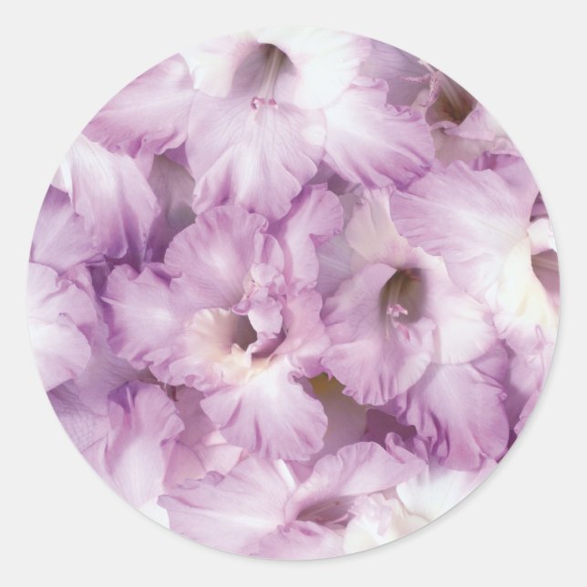 Sticker Rond Purple Glads Toutes Les Occasions (Devant)