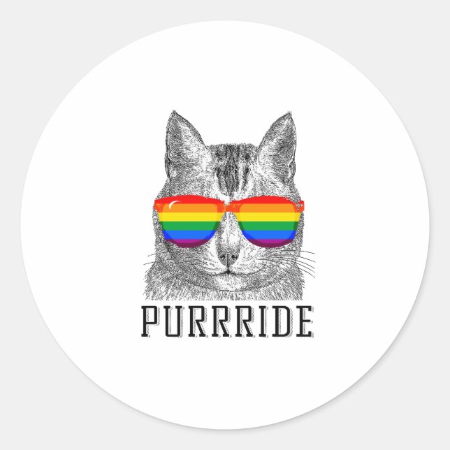 STICKER ROND PURRRIDE (Devant)