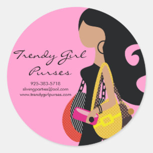 Sticker Rond Purses 311 HAUTES DE FASHIONISTA