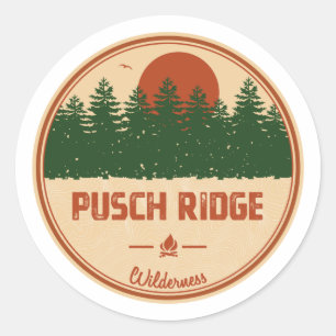 Sticker Rond Pusch Ridge Wilderness Arizona