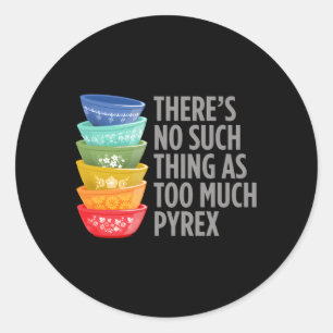 Sticker Rond Pyrex Collector Cuisine de mixage Bowls
