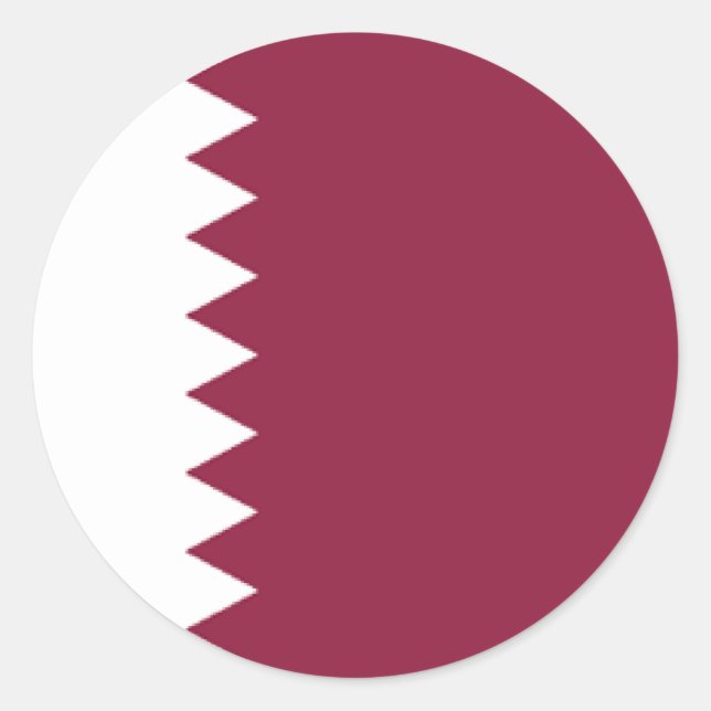 Sticker Rond Qatar (Devant)