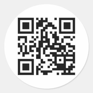 STICKER ROND QR CODE®
