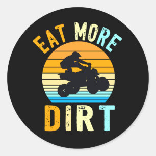 Sticker Rond Quad atv offroad offroad vend du sport motorisé