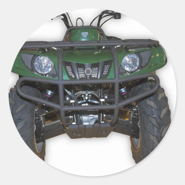 Sticker Rond quad bike - atv (Devant)