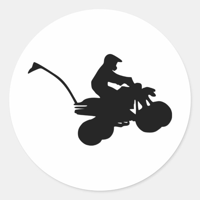 Sticker Rond Quad - VTT (Devant)