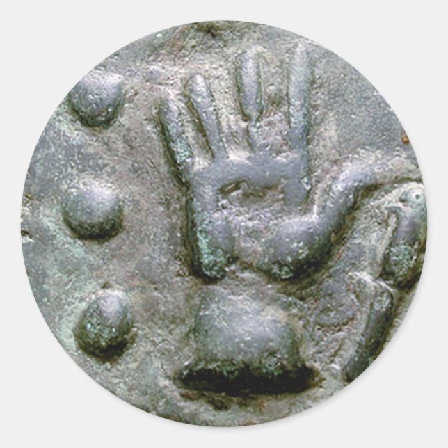 Sticker Rond Quadrans Graves À Droite (Devant)