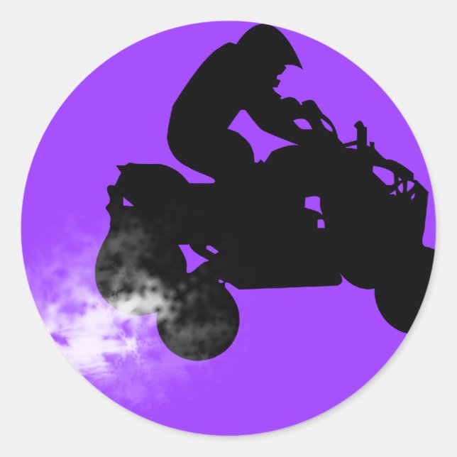 Sticker Rond quads. (Devant)