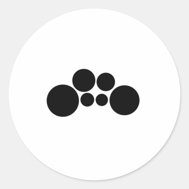 Sticker Rond Quads - Deux cuillères (Devant)