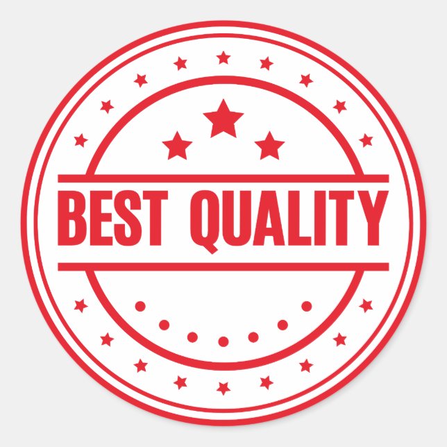 Sticker Rond Qualité optimale (Devant)