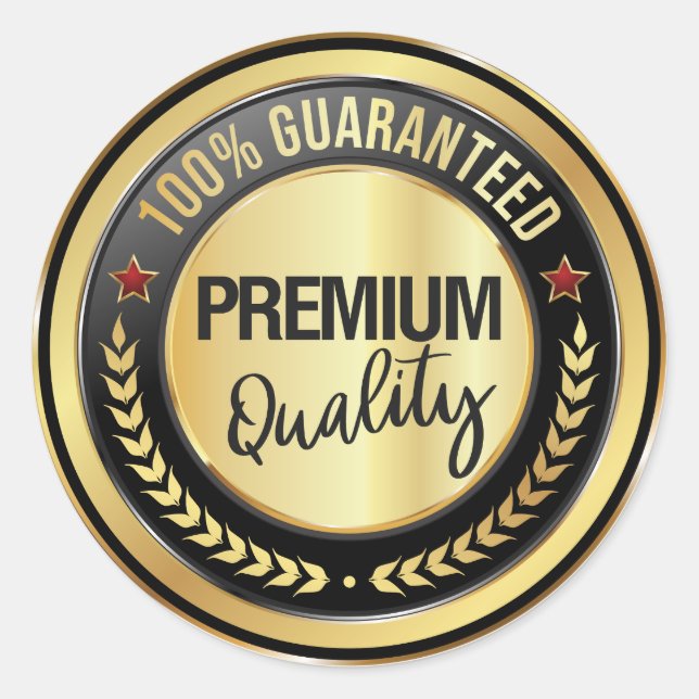 Sticker Rond Qualité Premium 100 % garantie (Devant)