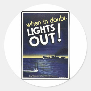 Sticker Rond Quand Le Doute S'Éclaire !