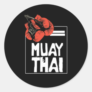 Sticker Rond Quand le thaï est ta vie