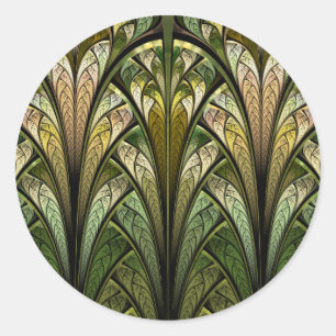 Sticker Rond Quand l'éolien occidental souffle