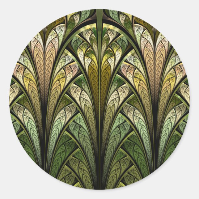 Sticker Rond Quand l'éolien occidental souffle (Devant)