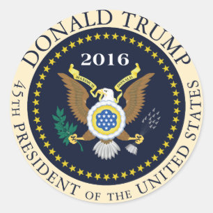 Sticker Rond quarante-cinquième Président des États-Unis