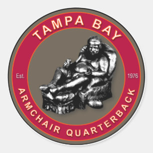 Sticker Rond Quartier des fauteuils - Football de Tampa Bay