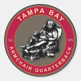 Sticker Rond Quartier des fauteuils - Football de Tampa Bay