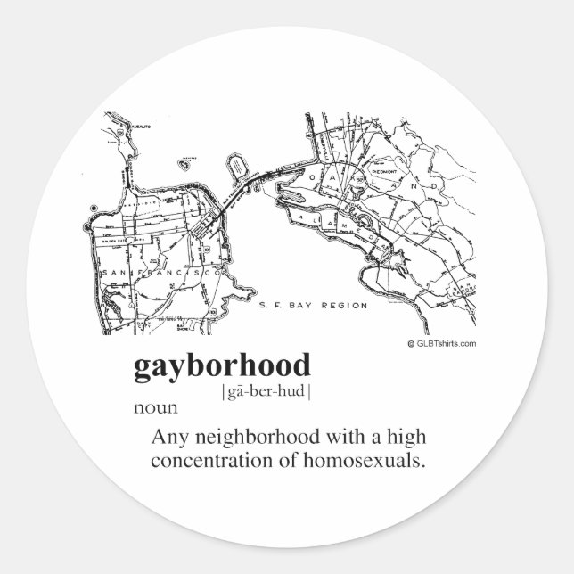 STICKER ROND QUARTIERGAY (Devant)