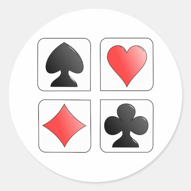 Sticker Rond Quatre couleurs (Devant)