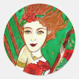 Sticker Rond Quatre de baguettes magiques