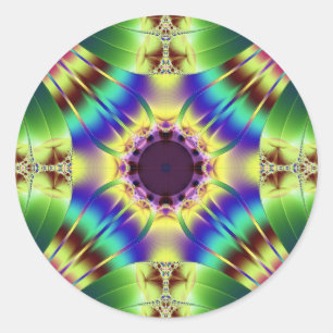 Sticker Rond quatre directions