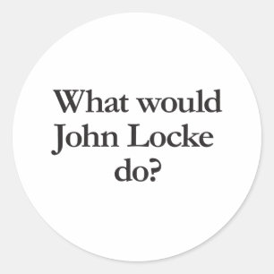 Sticker Rond que ferait john locke