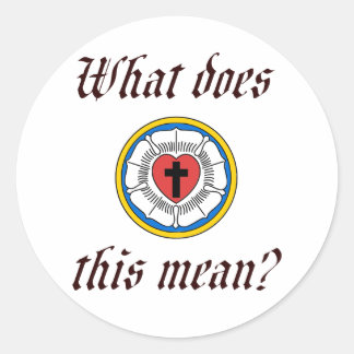Sticker Rond Que signifie cela
