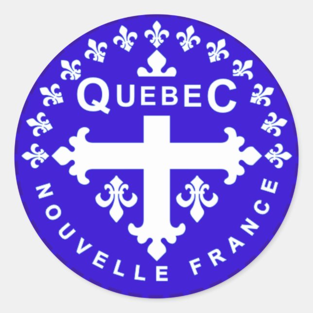 Sticker Rond Québec (Devant)