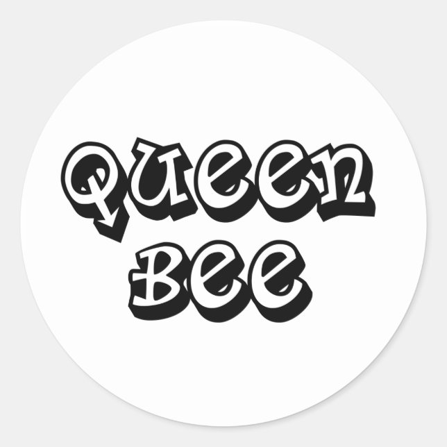 Sticker Rond Queen Bee (Devant)