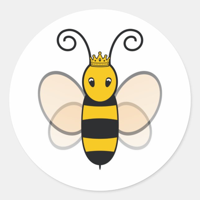Sticker Rond Queen Bee (Devant)